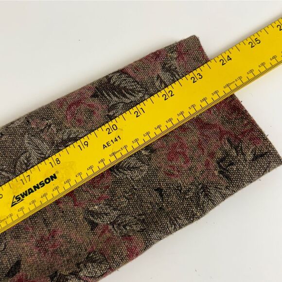 Conrad C Collection Y2K Cottagecore Floral Tapestry Blazer Velvet Ribbon Trim 10 - Picture 8 of 9